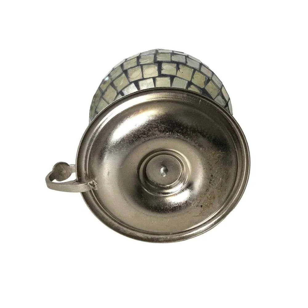 Mosaic Candle Holder‎ Candlestick Holder Vintage Shabby Chic Home Decor Accent